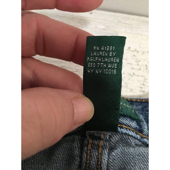 Lauren Jeans Ralph Lauren woman’s straight leg light wash jeans size 8 - Picture 4 of 7